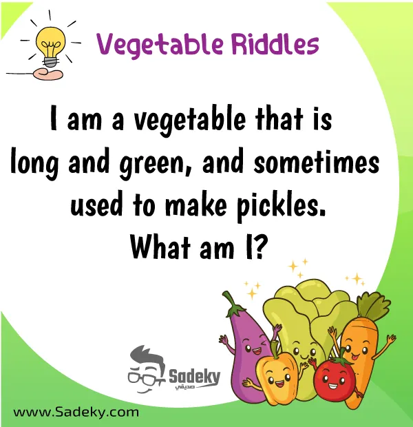 Vegetable Riddles for Adults