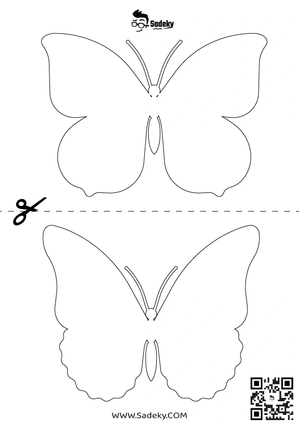 cut out butterfly printable 