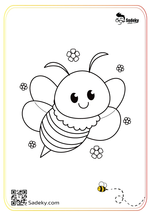 bumblebee coloring page printable