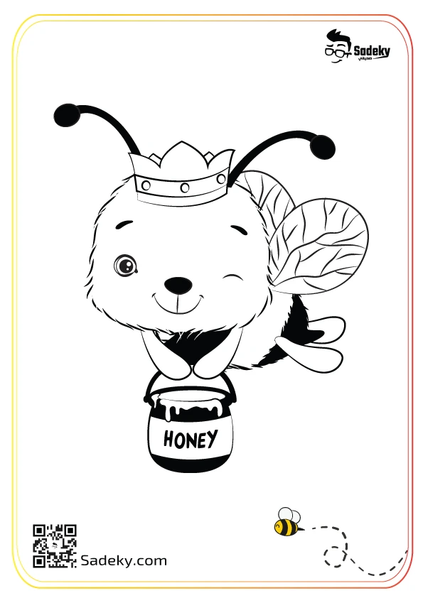 queen bee lol coloring pages