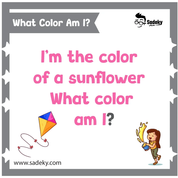 Colour riddles with answers