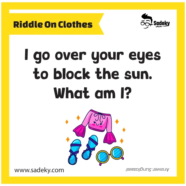Tricky riddles on clothes for kids