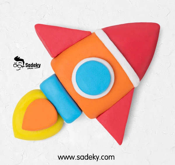 Rocket easy cute clay ideas