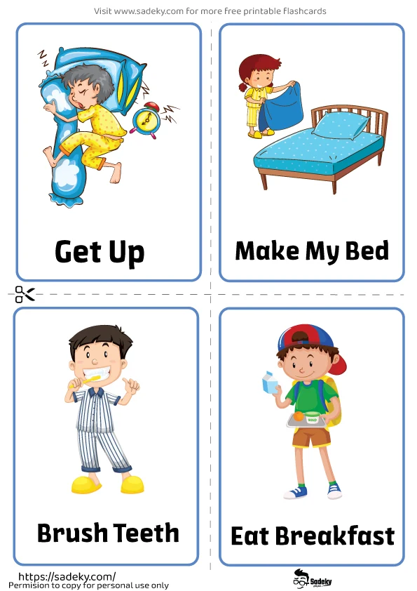 printable toddler routine cards