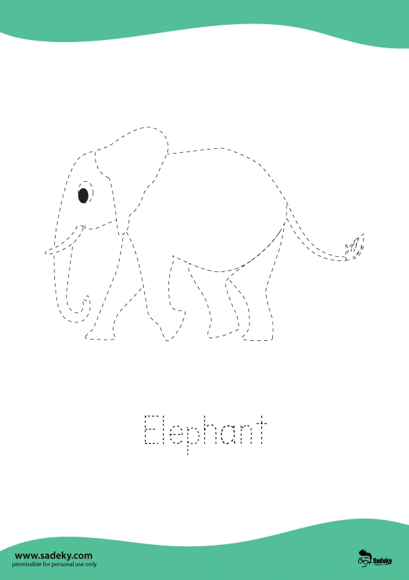 tracing and coloring pdf for kids