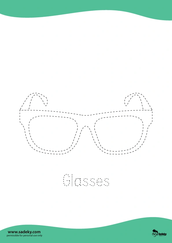 Tracing Pictures worksheets for Kindergarten