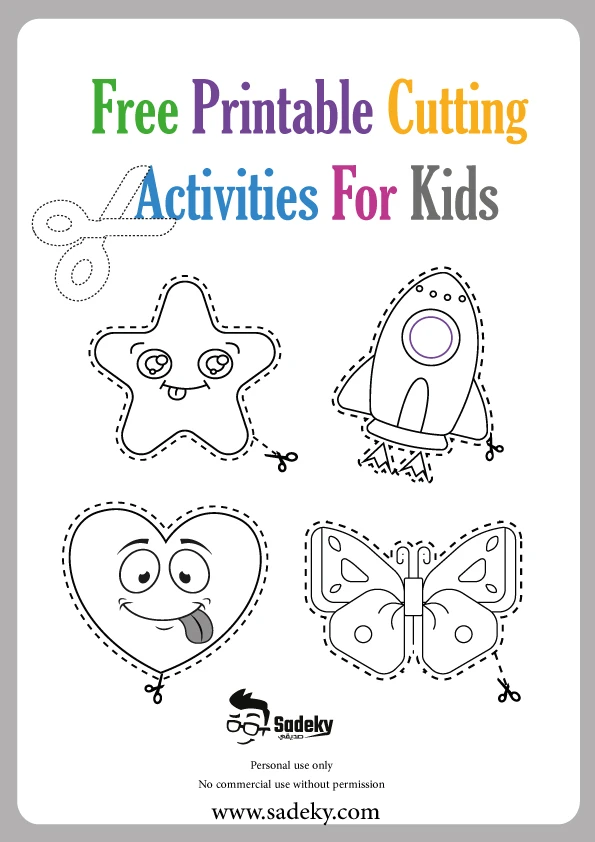 free printable cutting activities