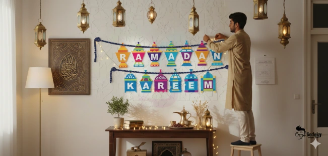 Ramadan Kareem printable display lantern shapes 
