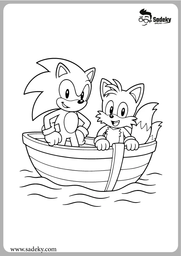 Sonic 2 Coloring Pages Printable Style Fans searching for sonic 2 coloring pages printable often want pages that include Sonic with Tails or action scenes inspired by the movie and game world. This PDF includes Sonic and Tails together, giving children a fun friend-based coloring activity. A good idea is to ask the child to color Sonic and Tails first, then add a simple background such as clouds, grass, water, or golden rings.