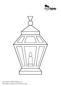 Printable paper lantern template pdf