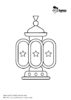 Free Ramadan Lantern Template Printable PDF | Sadeky