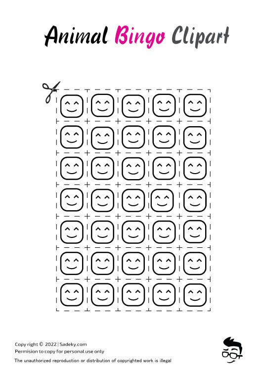 animal bingo printable pdf
