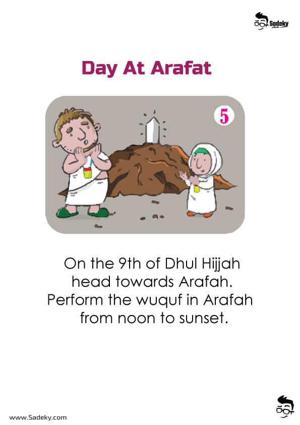 Day At Arafat hajj - Hajj Guide Step By Step Pictures