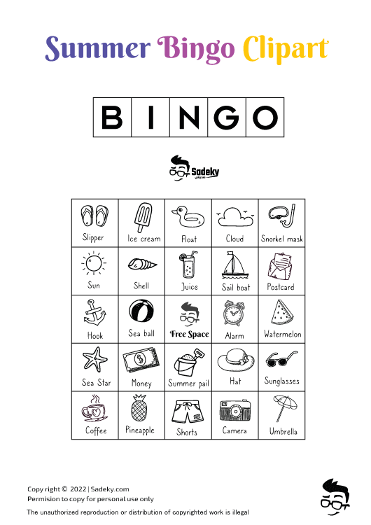 Free best bingo clip art PDF