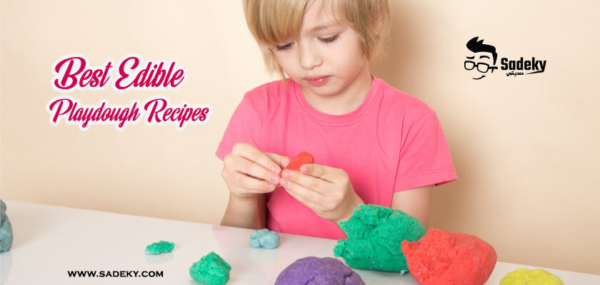 Best Edible Playdough Recipe Homemade for kids