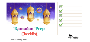 Ramadan Preparation Checklist PDF