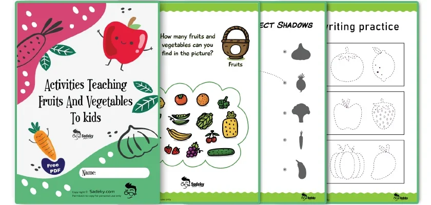Teaching Fruits And Vegetables To Preschoolers