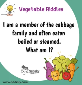 Riddles who am I fruit and vegetables
