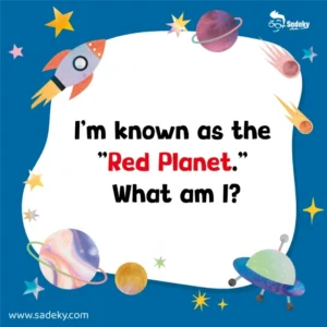 Space riddles for kids with answers