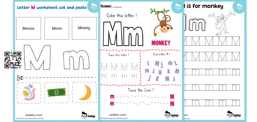 Free Printable Letter M Worksheets For Preschoolers