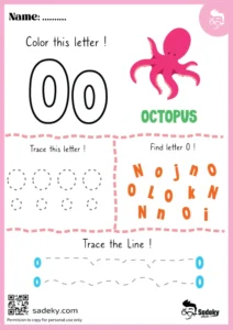 Free-printable-letter-o-worksheets-for-preschool | Sadeky