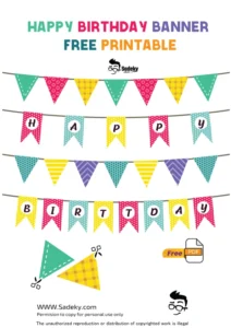 Happy-birthday-banner-free-printable | Sadeky