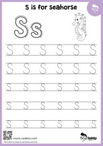 Letter S Worksheets For Preschoolers Free | Sadeky